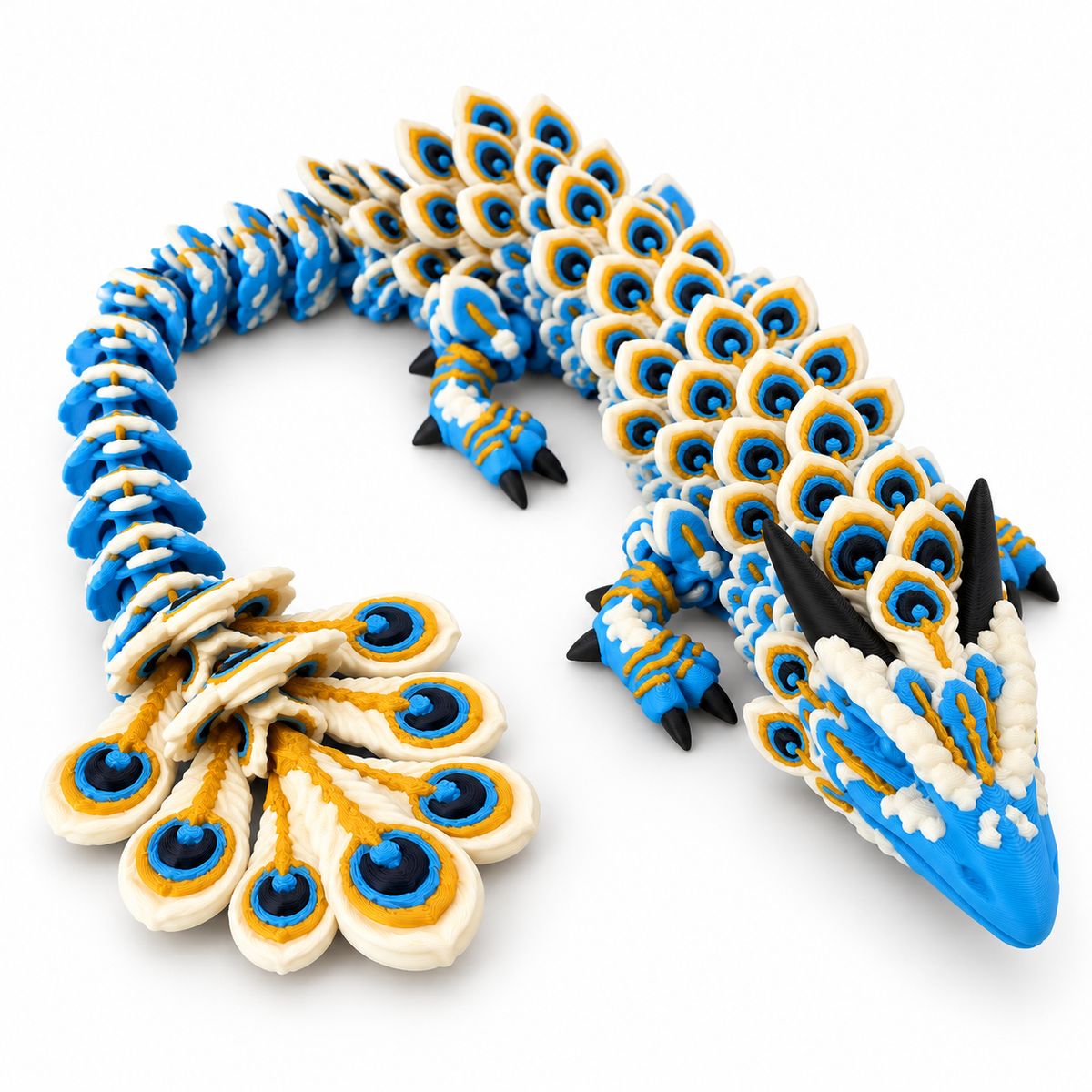 Peacock Dragon — Dragon of the Month (Sep)