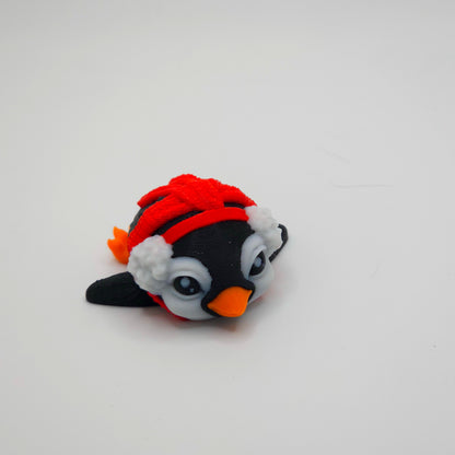Winter Penguin Puff Cutie
